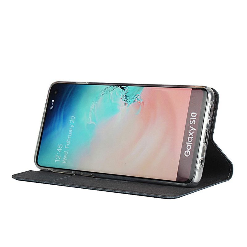 Flip Case Samsung Galaxy S10 Schwarz Ultra-Finesse