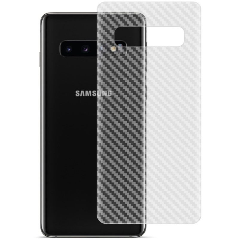 Hintere Schutzfolie Samsung Galaxy S10 Carbon Style Imak