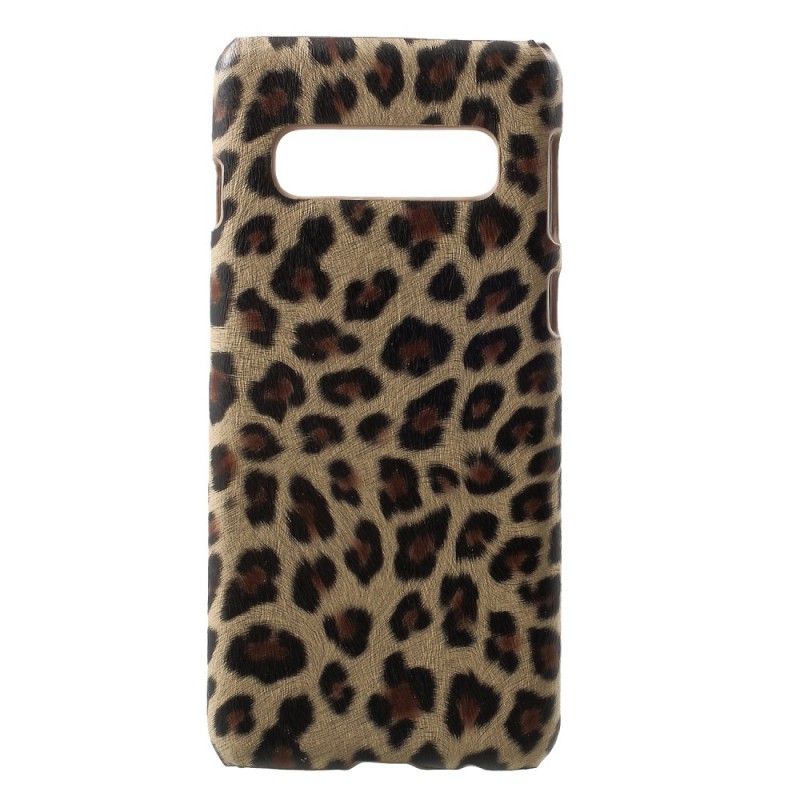 Hülle Samsung Galaxy S10 Braun Leopard