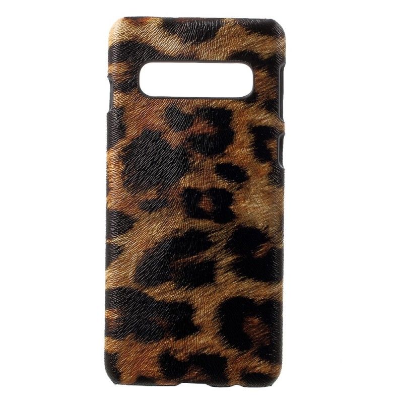 Hülle Samsung Galaxy S10 Braun Leopard