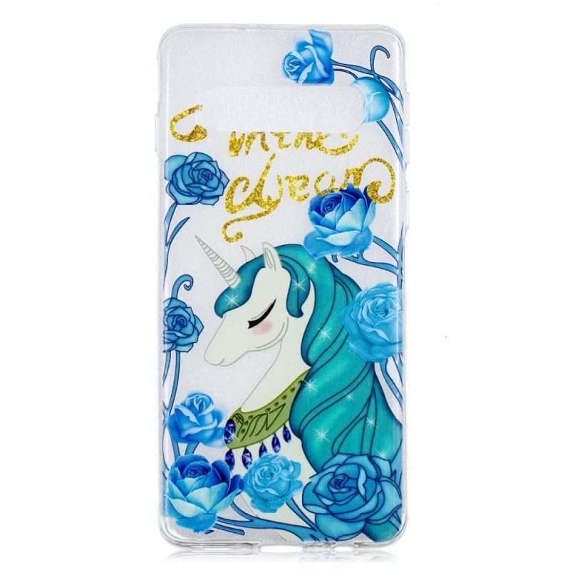 Hülle Samsung Galaxy S10 Handyhülle Prinzessin Einhorn