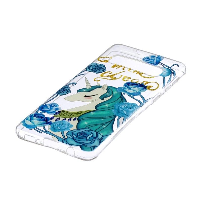 Hülle Samsung Galaxy S10 Handyhülle Prinzessin Einhorn