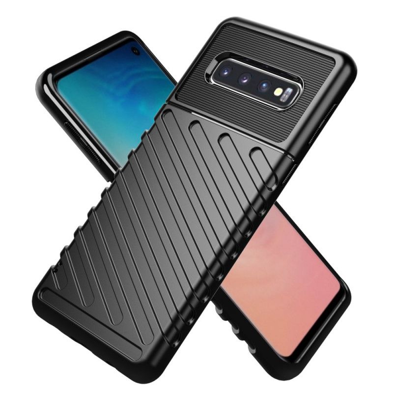 Hülle Samsung Galaxy S10 Schwarz Donnerserie