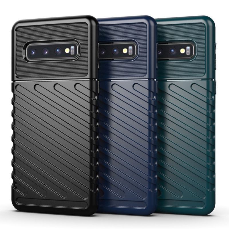 Hülle Samsung Galaxy S10 Schwarz Donnerserie