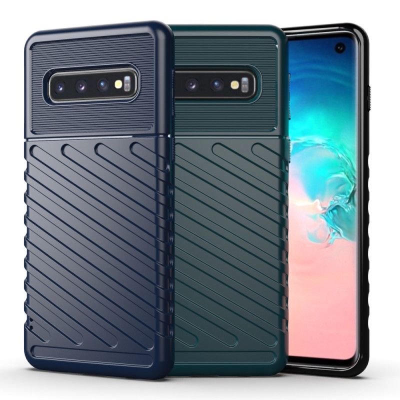 Hülle Samsung Galaxy S10 Schwarz Donnerserie