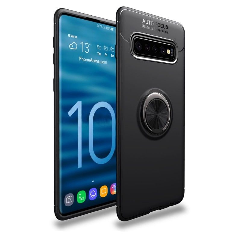 Hülle Samsung Galaxy S10 Schwarz Drehring