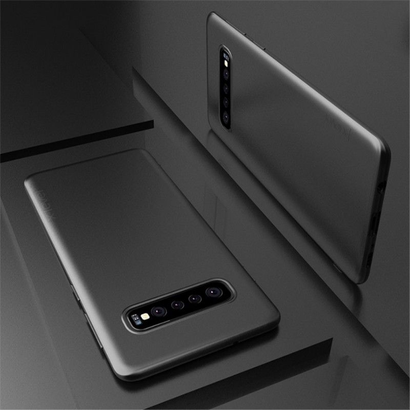 Hülle Samsung Galaxy S10 Schwarz Handyhülle X-Level Ultrafein Gefrostet