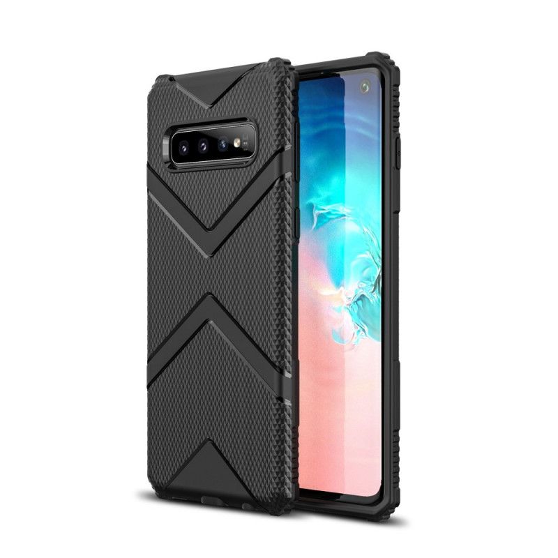 Hülle Samsung Galaxy S10 Schwarz Schild