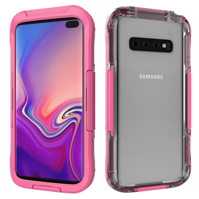 Hülle Samsung Galaxy S10 Schwarz Wasserdicht 10M