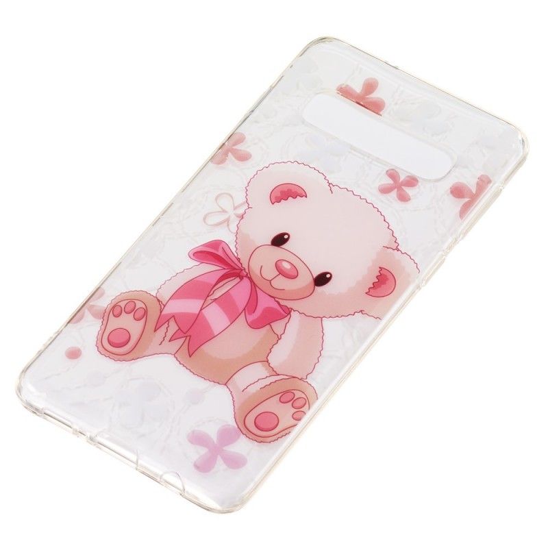 Hülle Samsung Galaxy S10 Süßer Teddybär