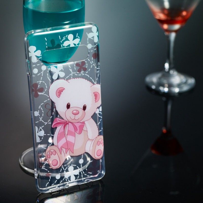 Hülle Samsung Galaxy S10 Süßer Teddybär