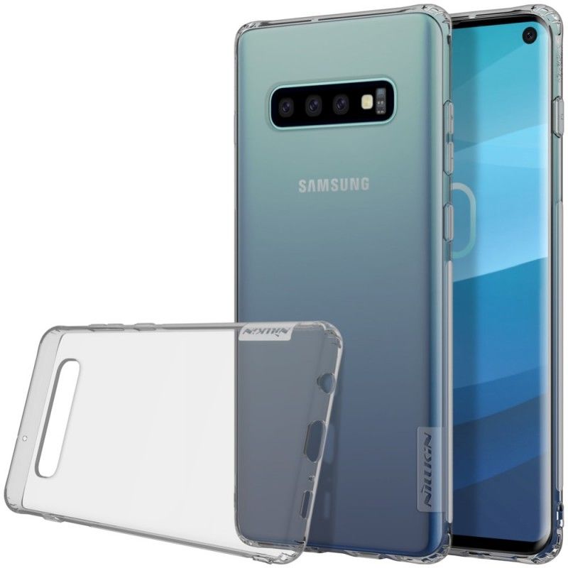 Hülle Samsung Galaxy S10 Weiß Handyhülle Transparenter Nillkin