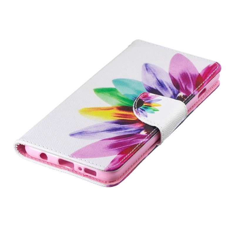 Lederhüllen Für Samsung Galaxy S10 Aquarellblume