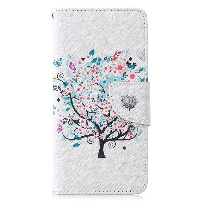 Lederhüllen Samsung Galaxy S10 Blühender Baum