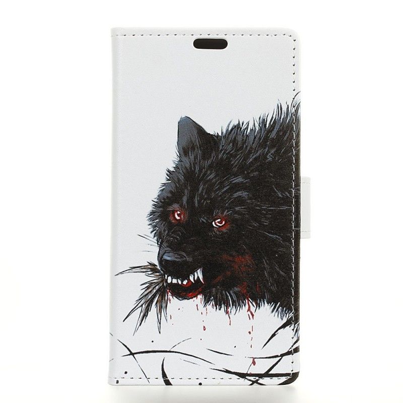 Lederhüllen Samsung Galaxy S10 Handyhülle Hungriger Wolf