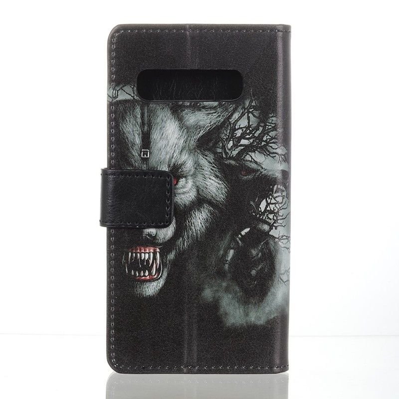 Lederhüllen Samsung Galaxy S10 Werwolf