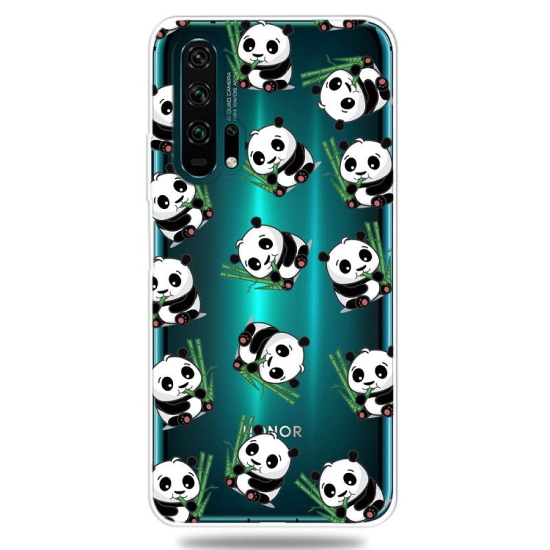 Hülle Honor 20 Pro Handyhülle Top-Spaß-Pandas