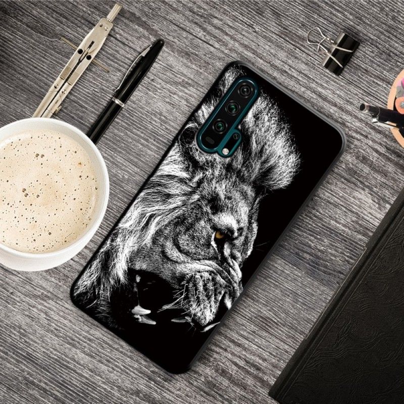 Hülle Honor 20 Pro Handyhülle Wilder Löwe