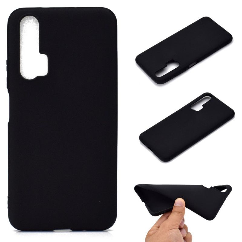 Hülle Honor 20 Pro Schwarz Flexible Matte