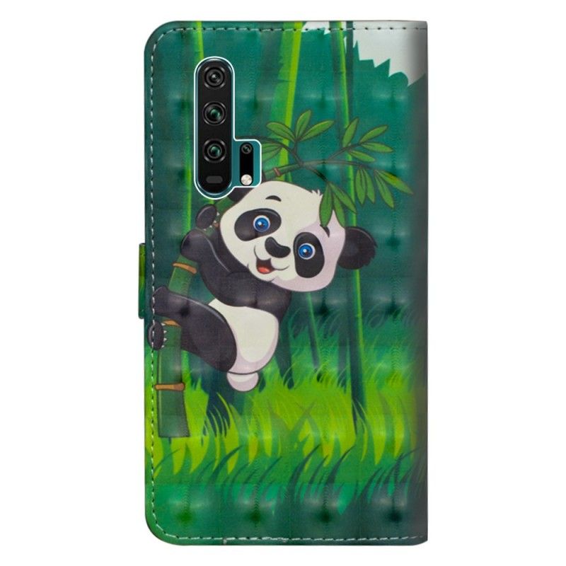 Lederhüllen Honor 20 Pro Panda Und Bambus