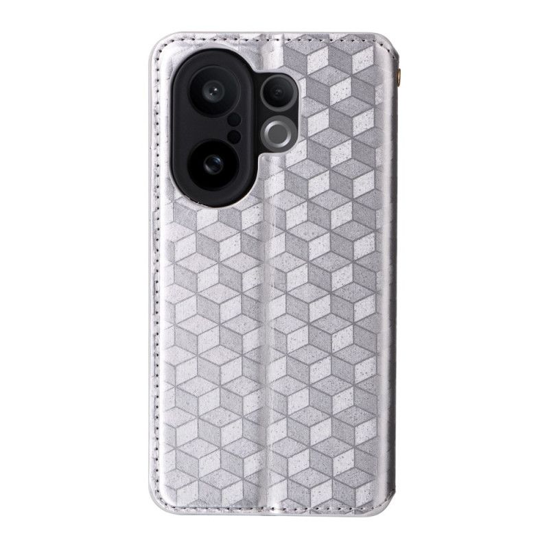 Flip Case Für Vivo X200 Fe Rauten