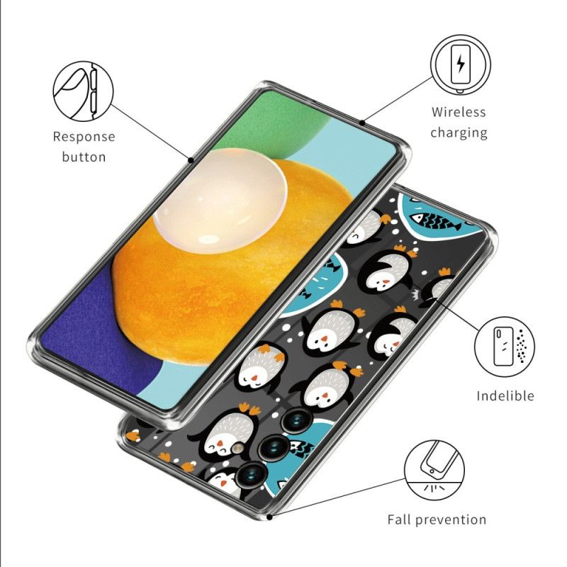 Hülle Für Samsung Galaxy A15 5g Pinguine