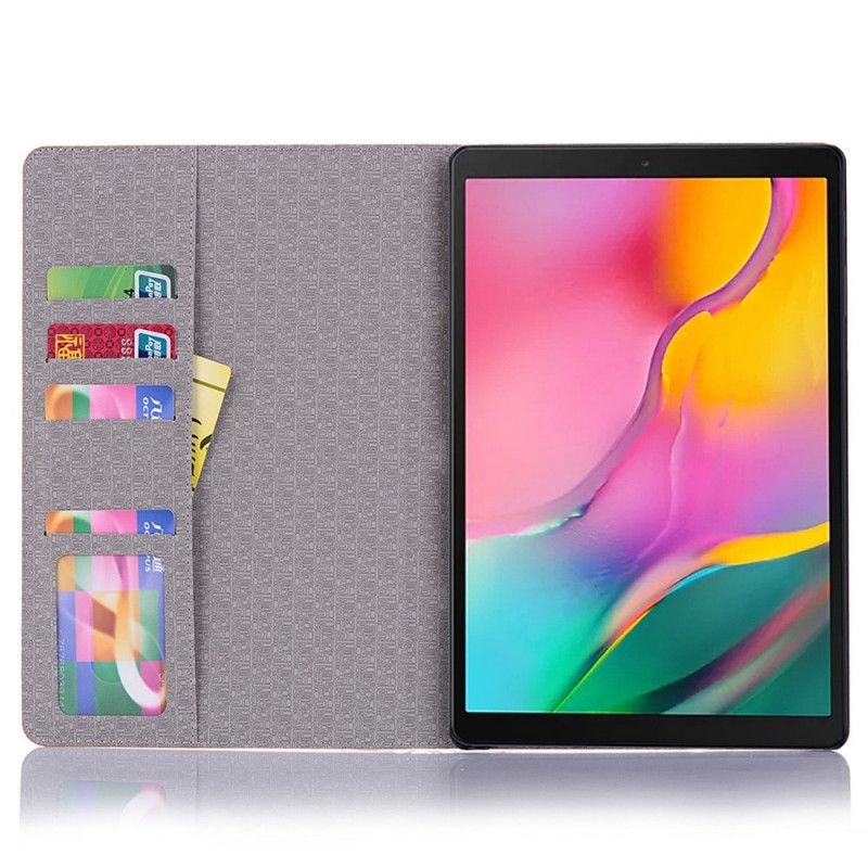 Case Für Samsung Galaxy Tab A7 Grau Weltkarte