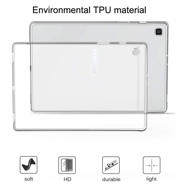 Hülle Für Samsung Galaxy Tab A7 Transparentes Silikon