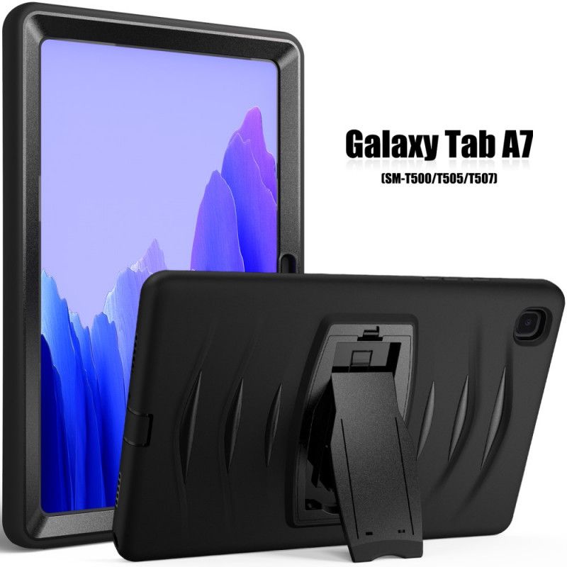 Hülle Samsung Galaxy Tab A7 Schwarz Stoßstangenschutz Mit Unterstützung