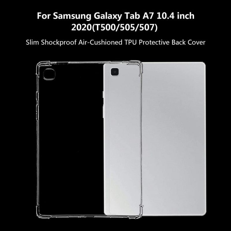 Hülle Samsung Galaxy Tab A7 Transparente Verstärkte Ecken