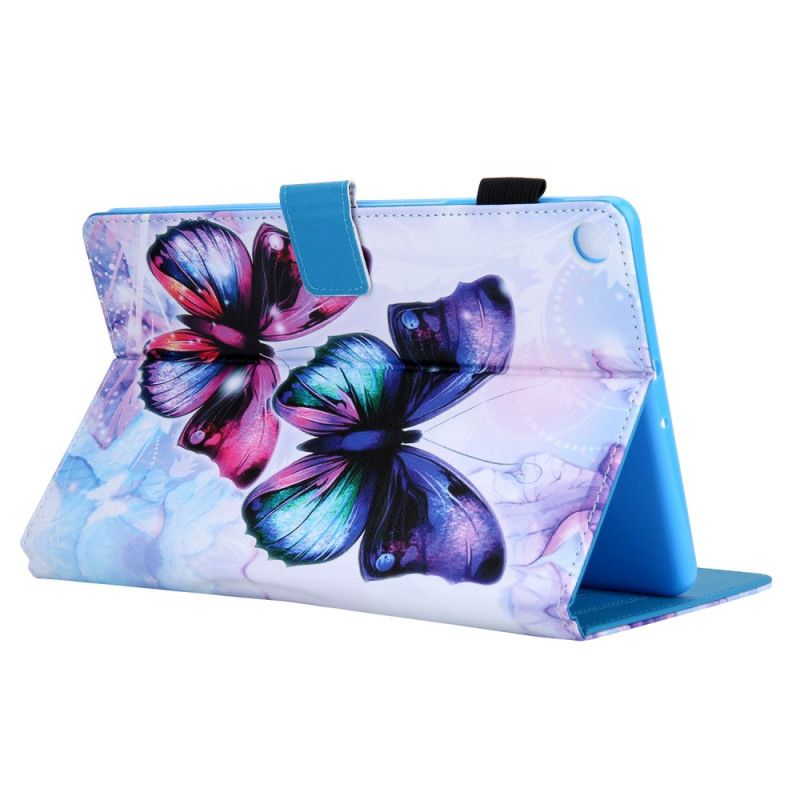 Lederhüllen Für Samsung Galaxy Tab A7 Verzauberte Schmetterlinge