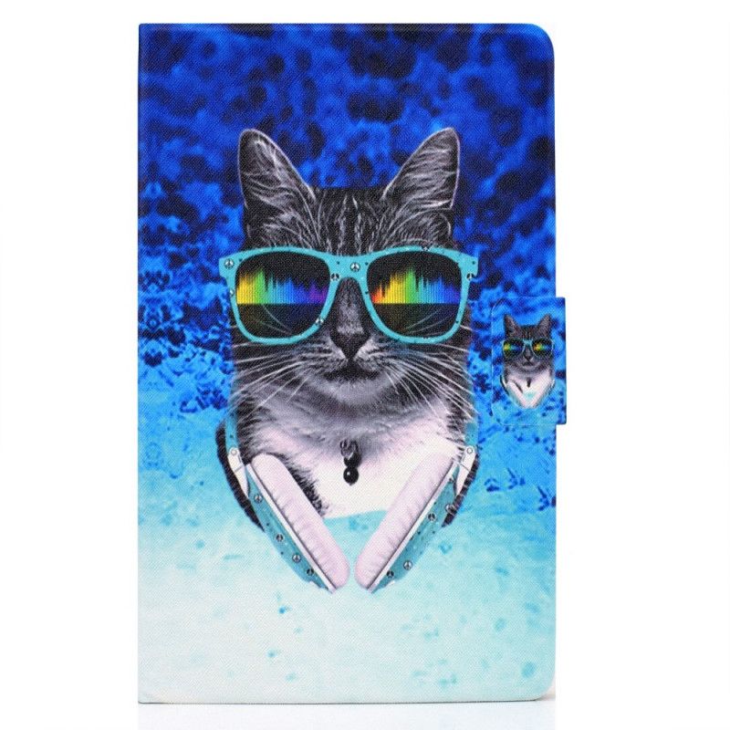 Lederhüllen Samsung Galaxy Tab A7 Dj Cat