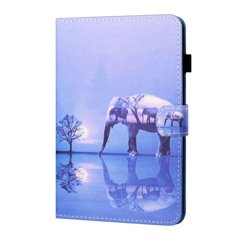 Lederhüllen Samsung Galaxy Tab A7 Elefantenkunst