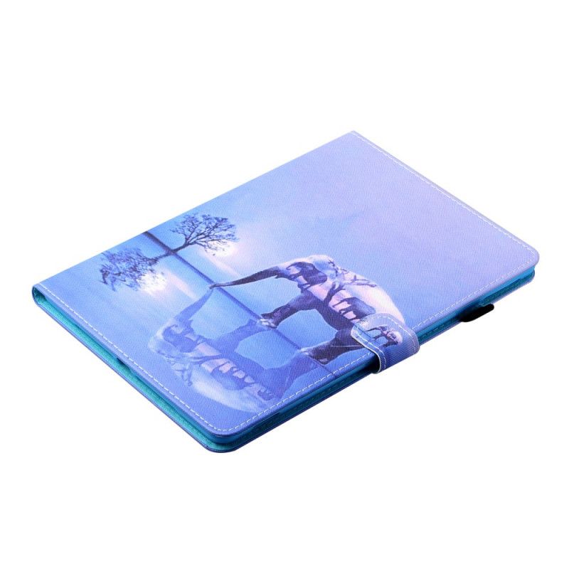 Lederhüllen Samsung Galaxy Tab A7 Elefantenkunst