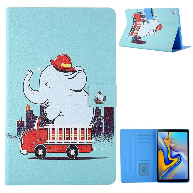 Lederhüllen Samsung Galaxy Tab A7 Feuerwehrelefant
