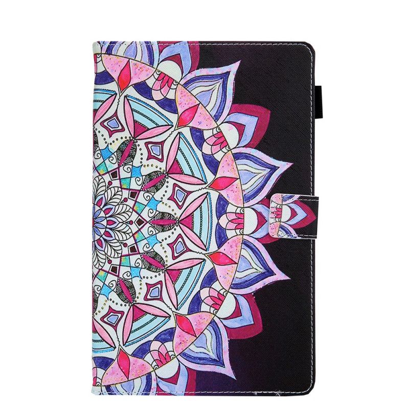 Lederhüllen Samsung Galaxy Tab A7 Grafisches Mandala