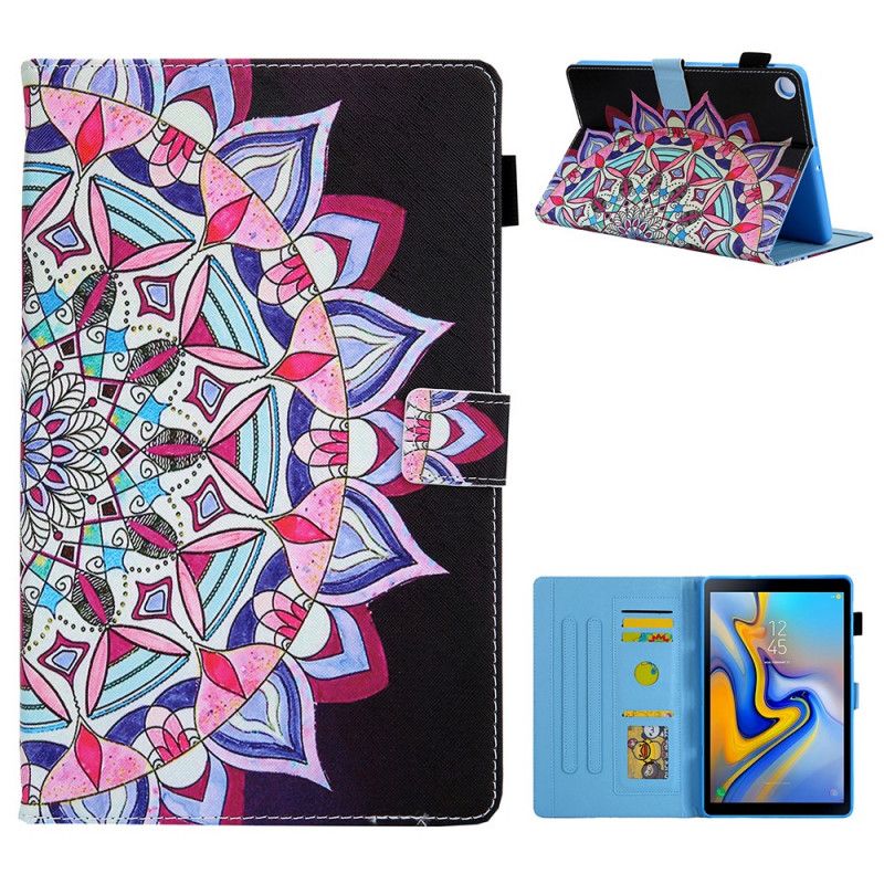 Lederhüllen Samsung Galaxy Tab A7 Grafisches Mandala