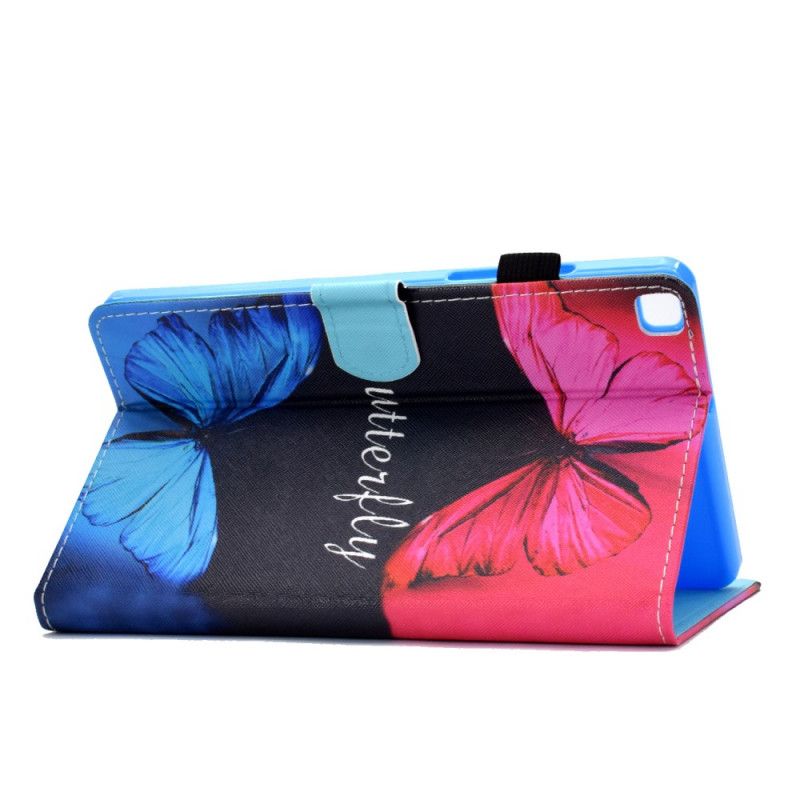 Lederhüllen Samsung Galaxy Tab A7 Handyhülle Schmetterling