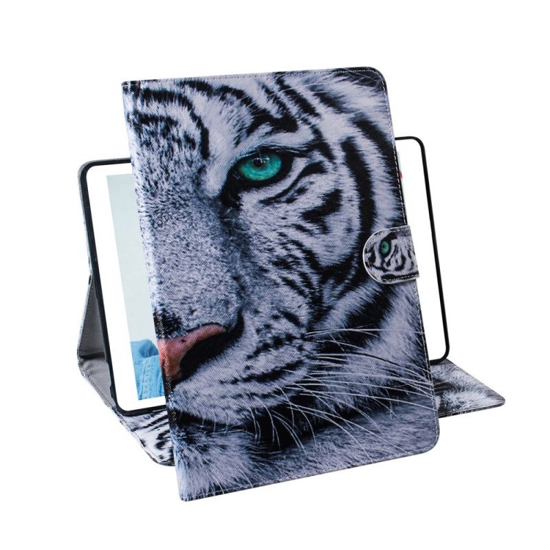 Lederhüllen Samsung Galaxy Tab A7 Handyhülle Tigerkopf