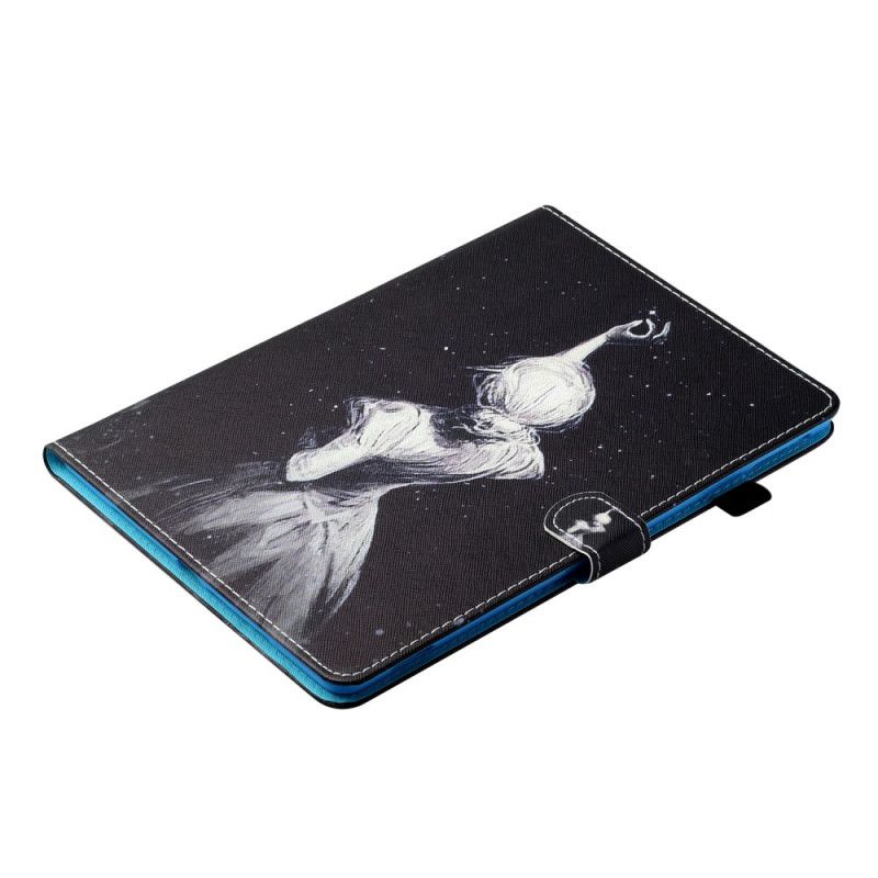 Lederhüllen Samsung Galaxy Tab A7 Kunst Für Junge Mädchen