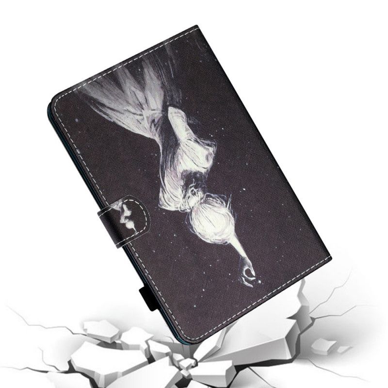 Lederhüllen Samsung Galaxy Tab A7 Kunst Für Junge Mädchen