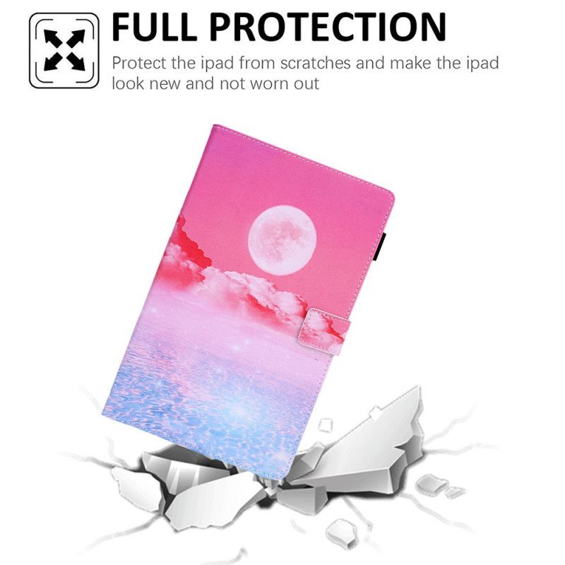 Lederhüllen Samsung Galaxy Tab A7 Pink Traumlandschaft