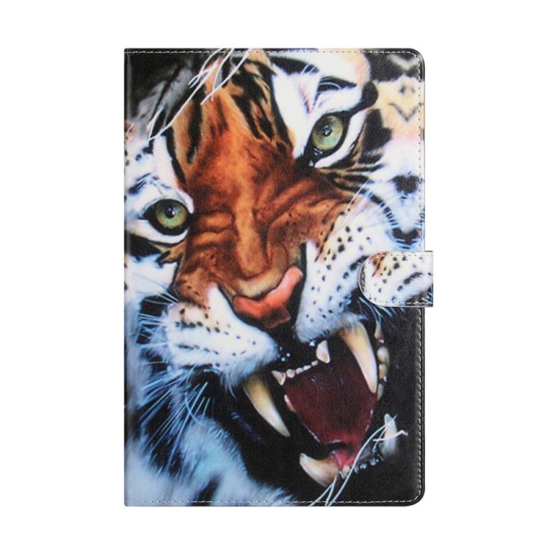 Lederhüllen Samsung Galaxy Tab A7 Prächtiger Tiger