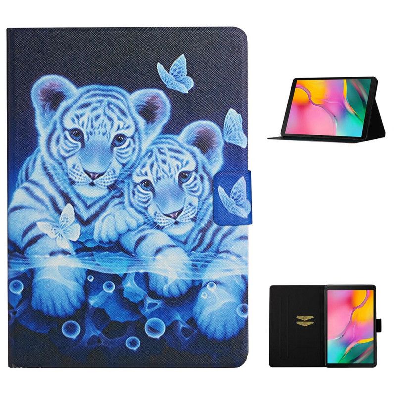 Lederhüllen Samsung Galaxy Tab A7 Tiger