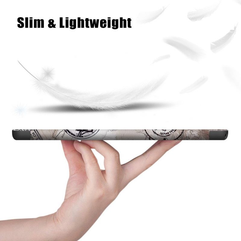 Smart Case Samsung Galaxy Tab A7 Eiffelturm Mit Verstärktem Umriss