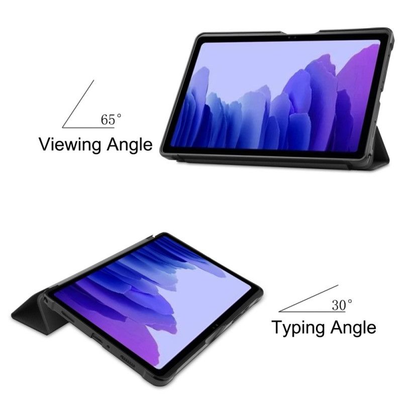 Smart Case Samsung Galaxy Tab A7 Schwarz Dreifach Gefaltet