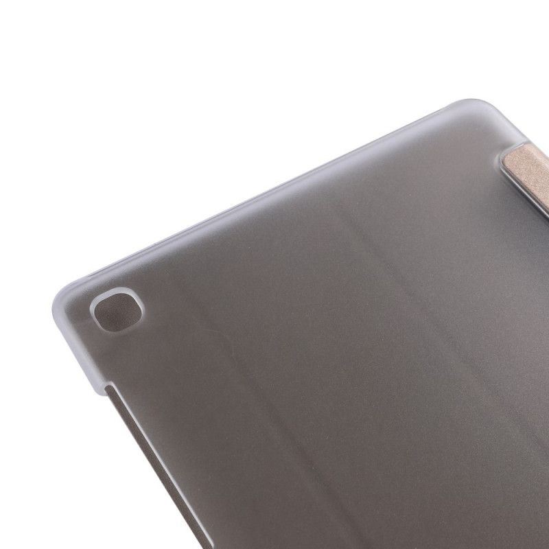 Smart Case Samsung Galaxy Tab A7 Schwarz Kunstleder Seidenstruktur