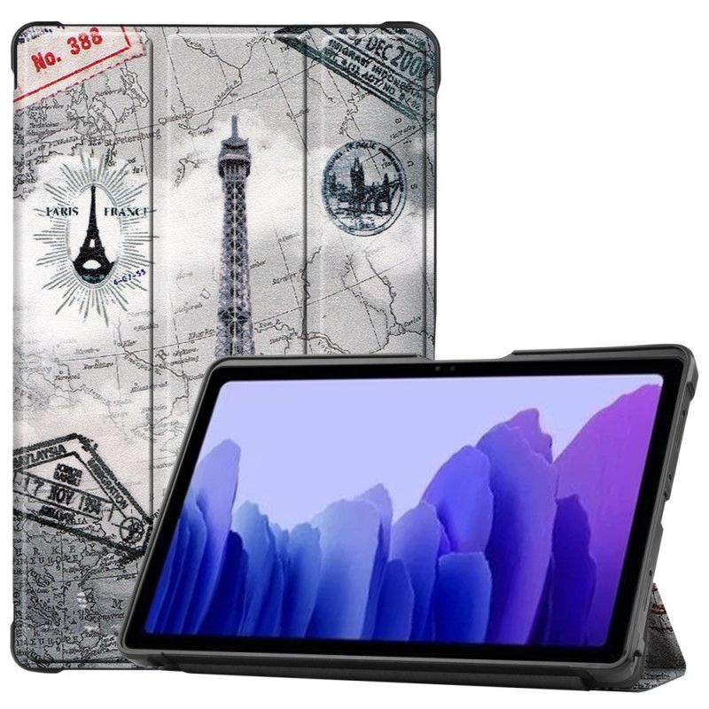 Smart Case Samsung Galaxy Tab A7 Verstärkter Eiffelturm