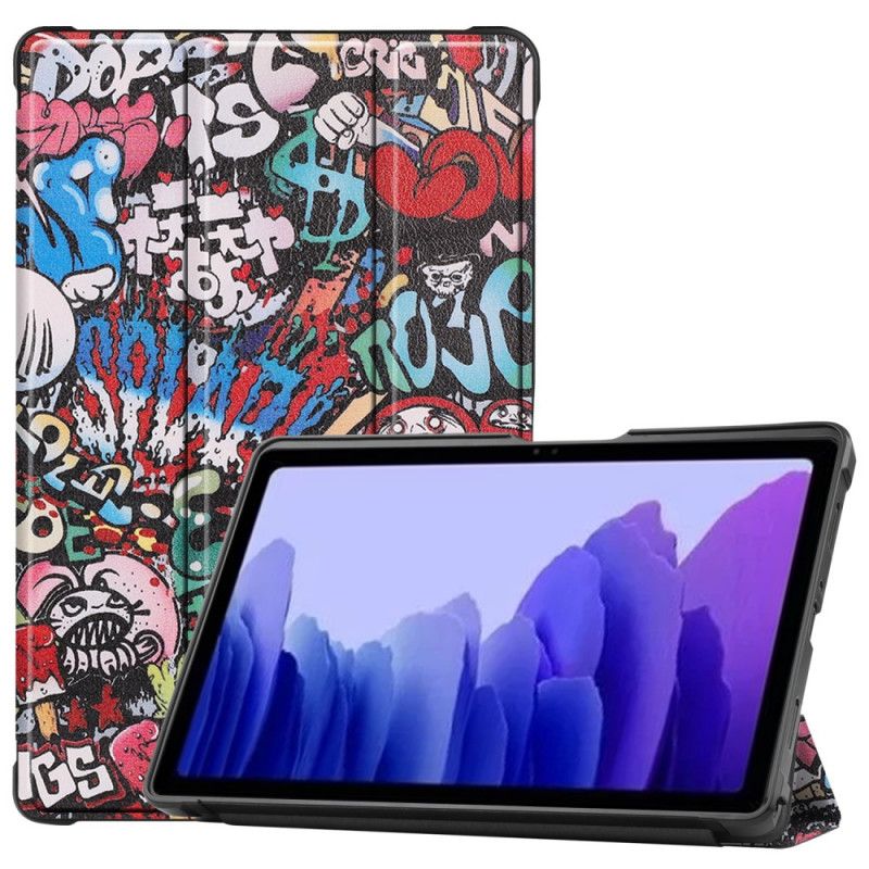 Smart Case Samsung Galaxy Tab A7 Verstärktes Graffiti