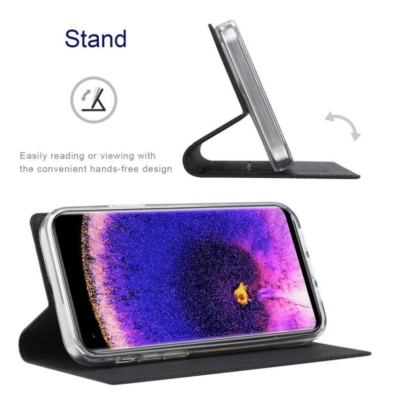 Schutzhülle Für Oppo Find X5 Flip Case Vili-stoffstruktur